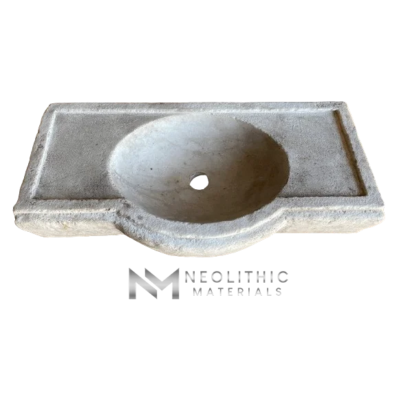 Antique Limestone Sink - Image 1